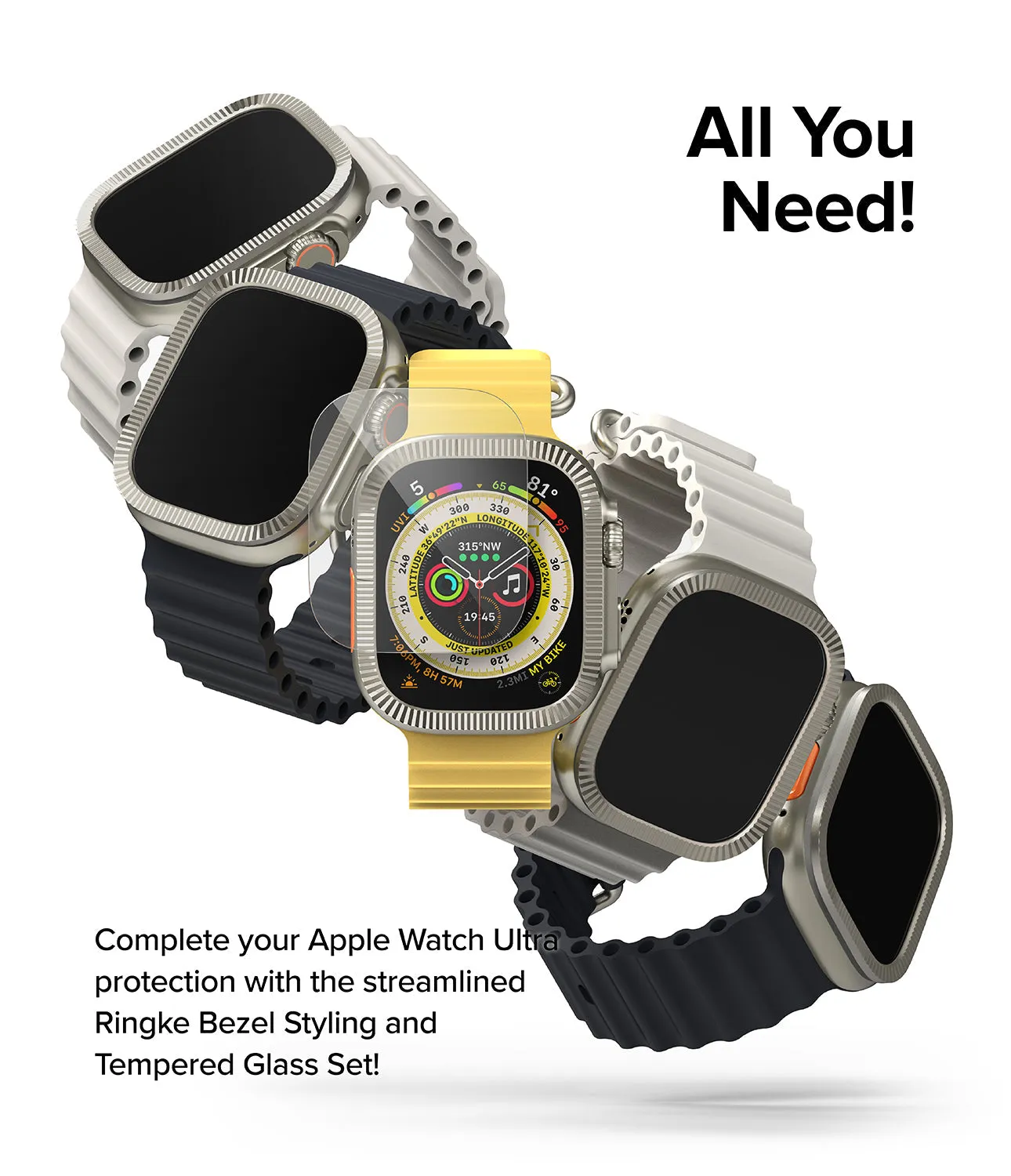 Apple Watch Ultra 2 / 1 | Glass   Bezel Styling Combo