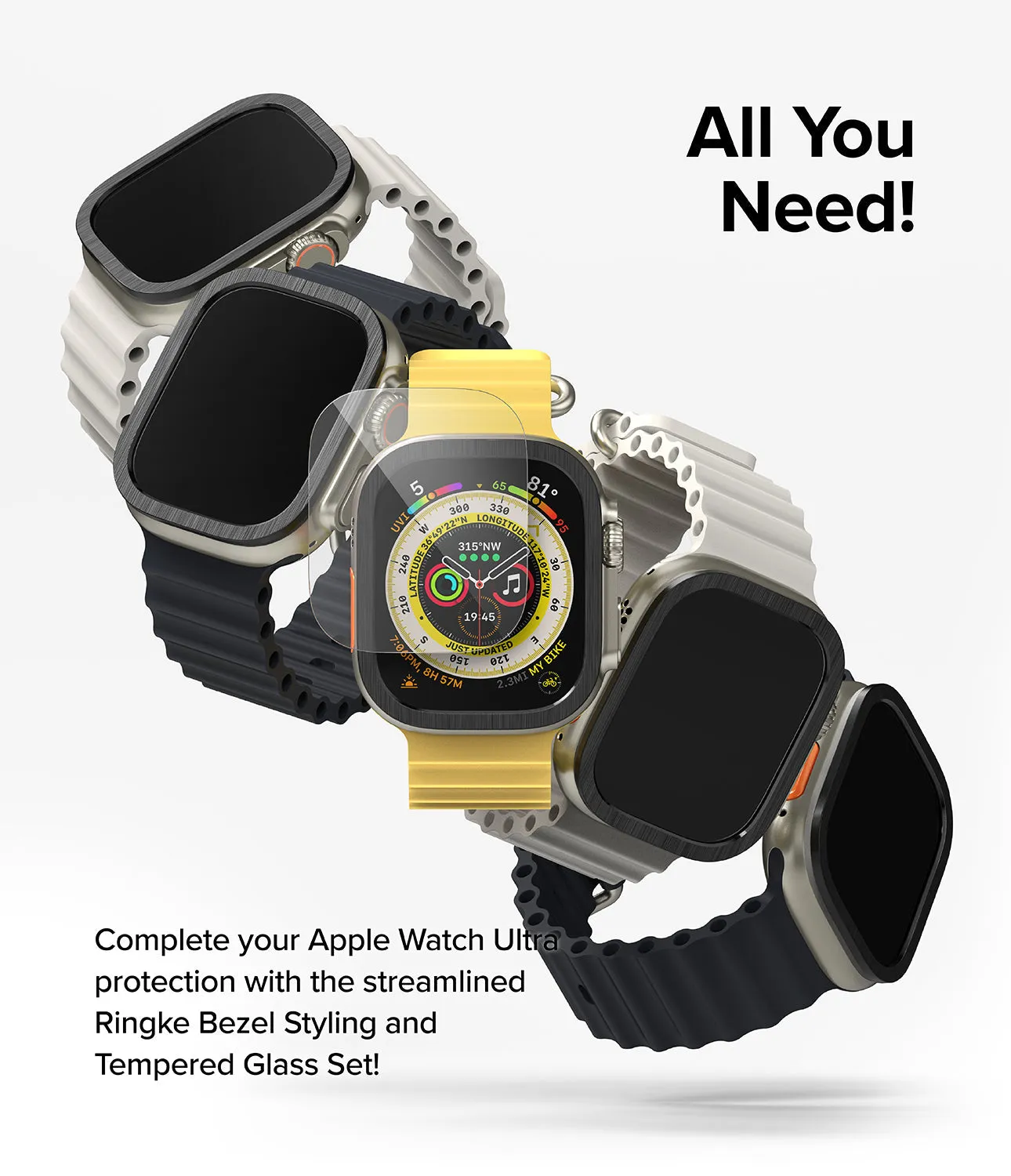 Apple Watch Ultra 2 / 1 | Glass   Bezel Styling Combo