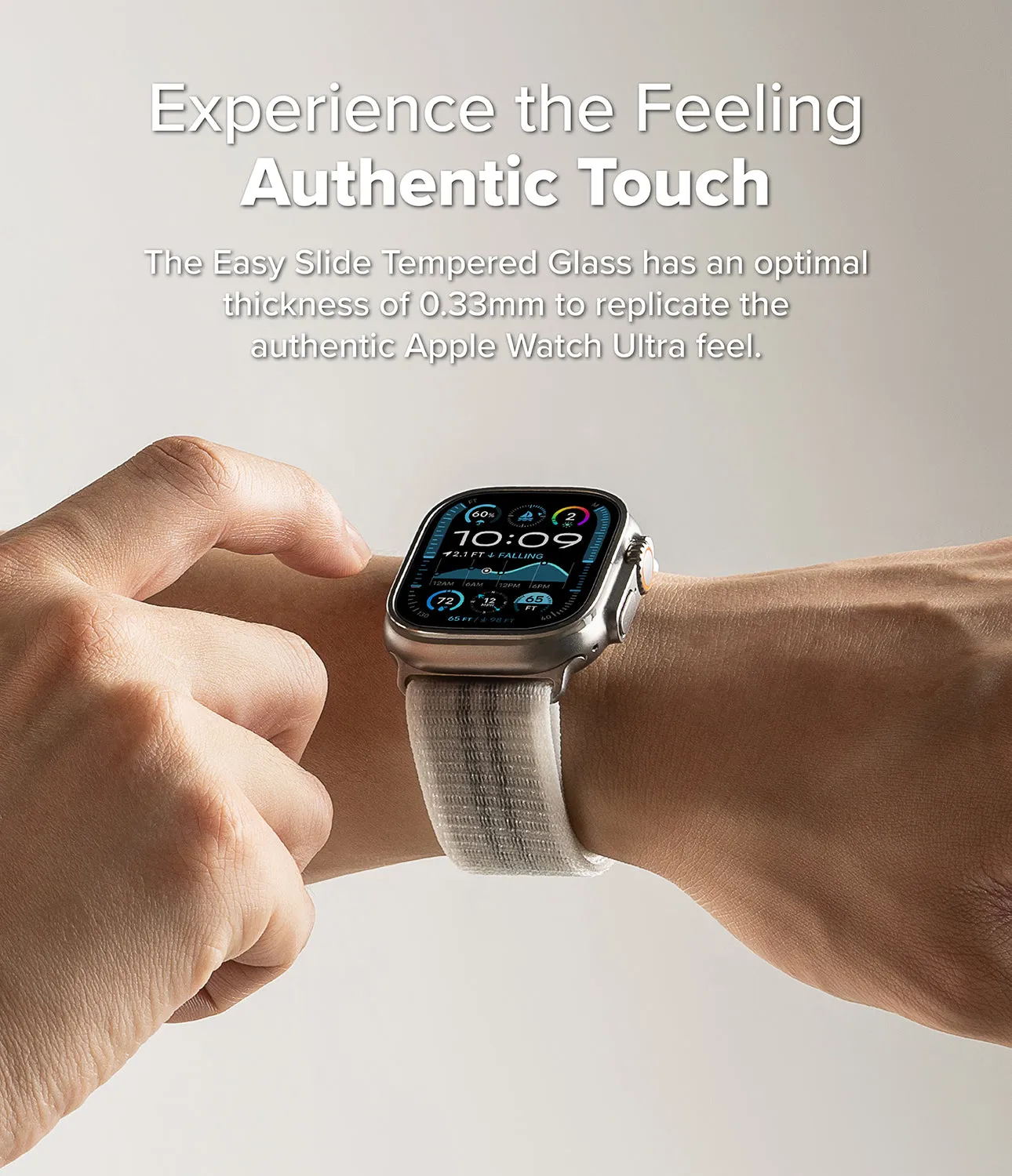 Apple Watch Ultra 2 / 1 Screen Protector | Easy Slide Tempered Glass