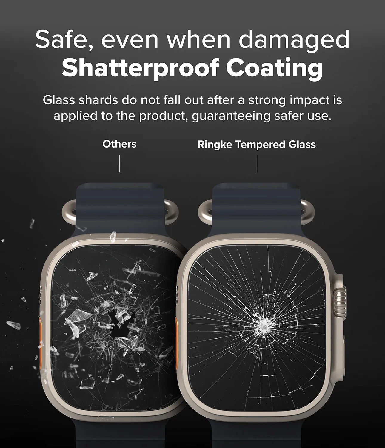 Apple Watch Ultra 2 / 1 Screen Protector | Easy Slide Tempered Glass