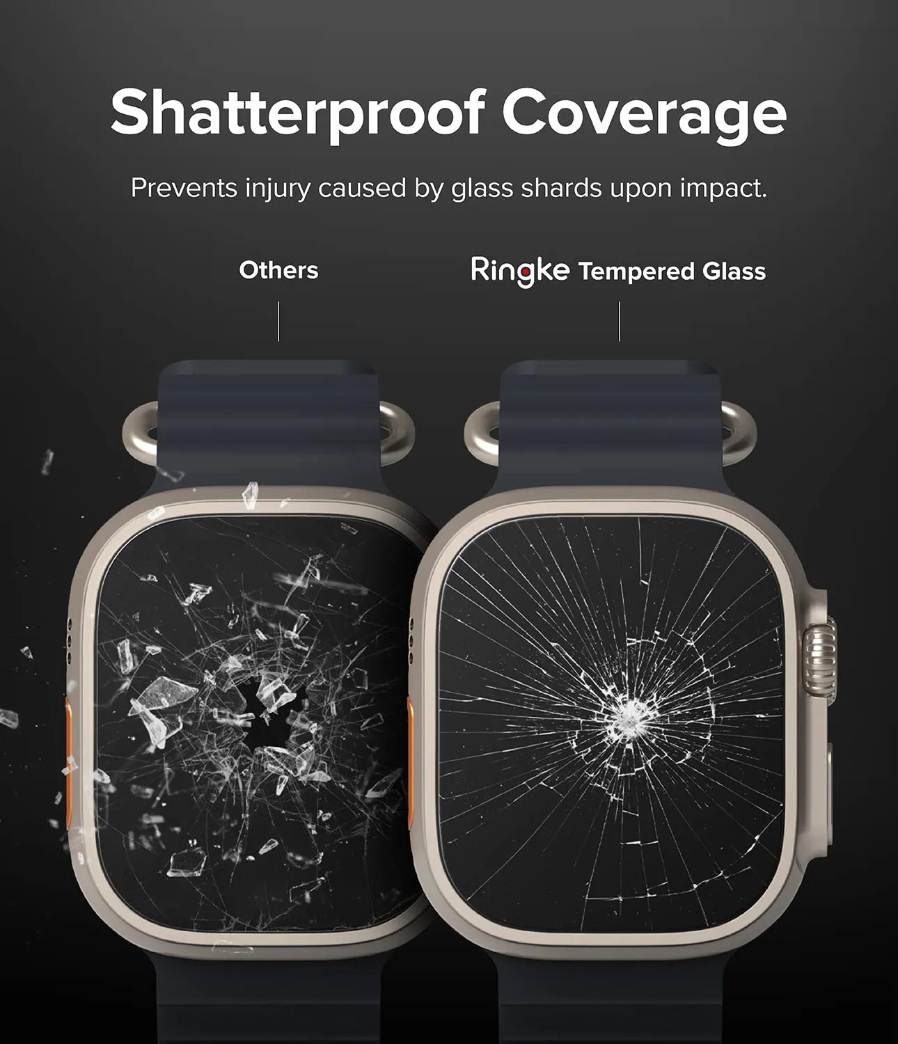 Apple Watch Ultra 49mm Tempered Glass (4 Pack)