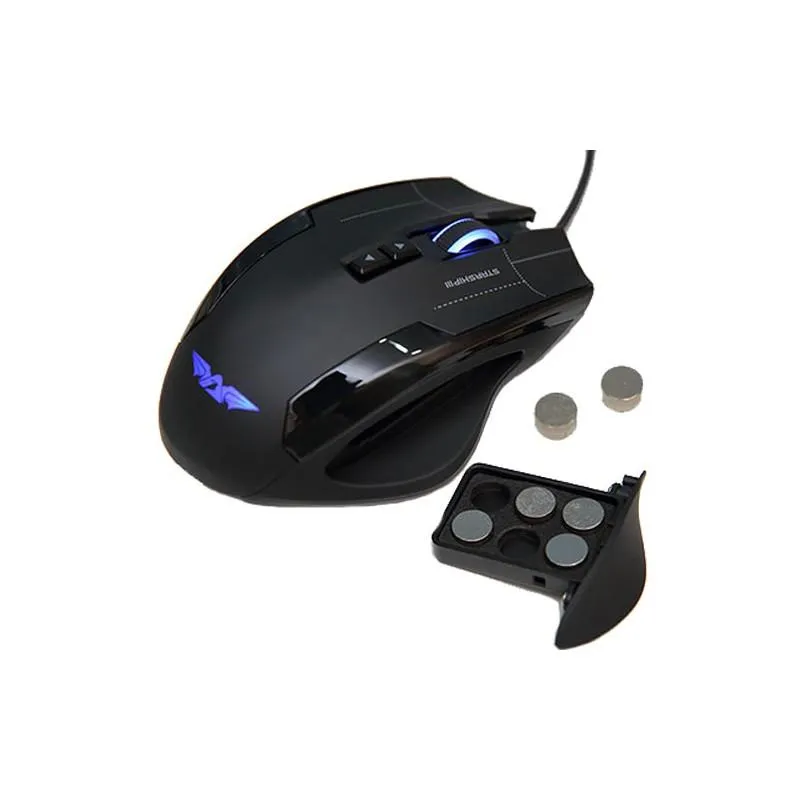 Armaggeddon NRO-5 Starship III S.Soviets Black Gaming Mouse