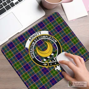 Arnott Tartan Mouse Pad with Family Crest