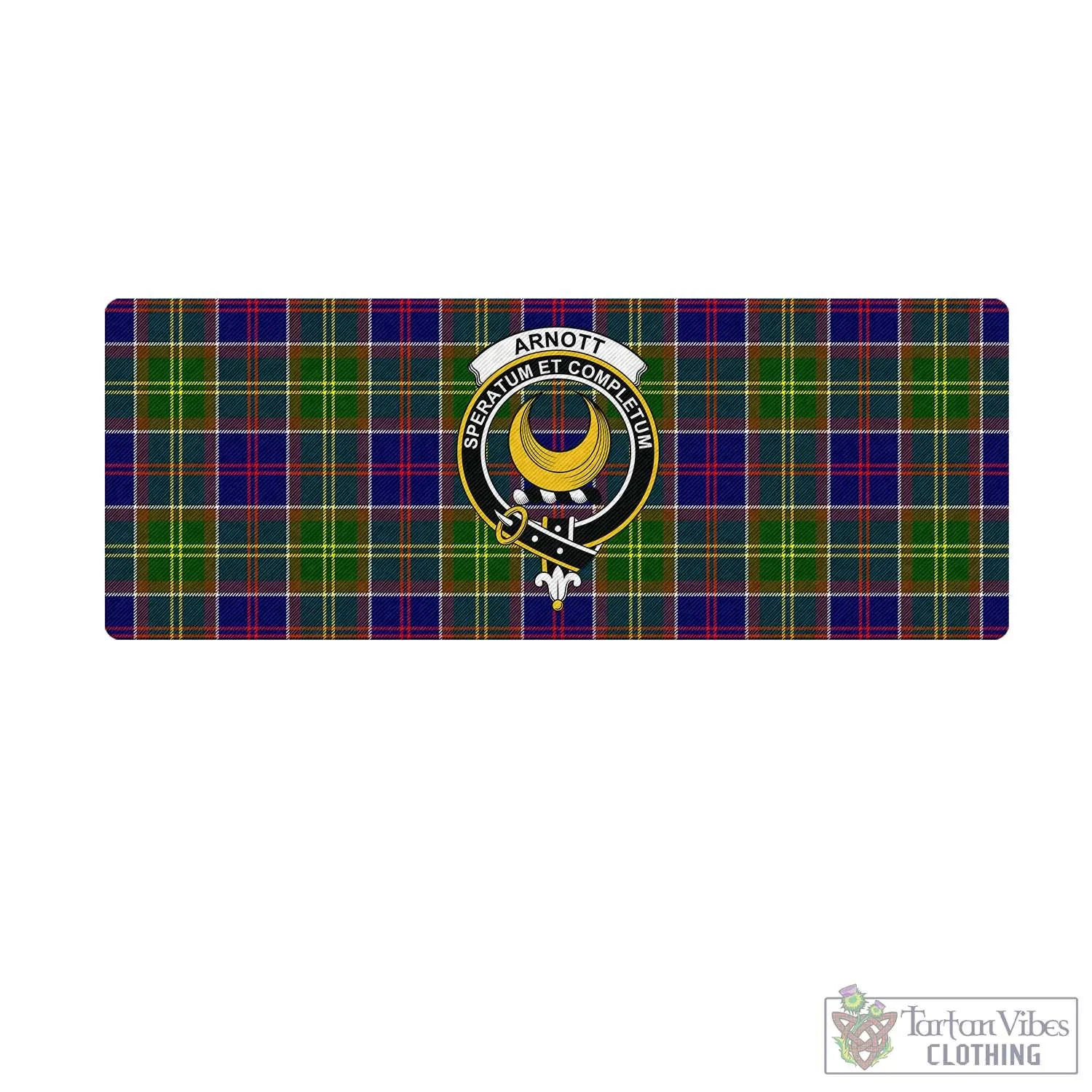 Arnott Tartan Mouse Pad with Family Crest