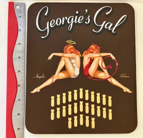 B-25 Georgie’s Gal Nose Art Mouse Pad