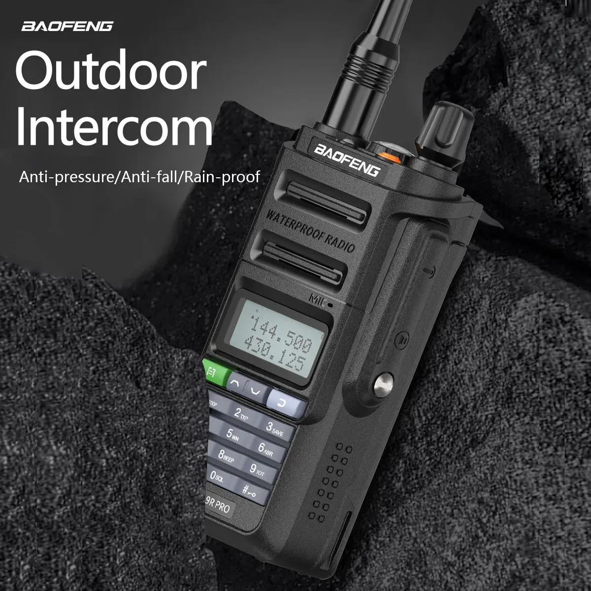 Baofeng UV-9R Pro IP68 Waterproof  Walkie Talkie Dual Band 16KM S22 Radio VHF UHF CB Ham Radio UV-9R Plus Portable Two Way Radio