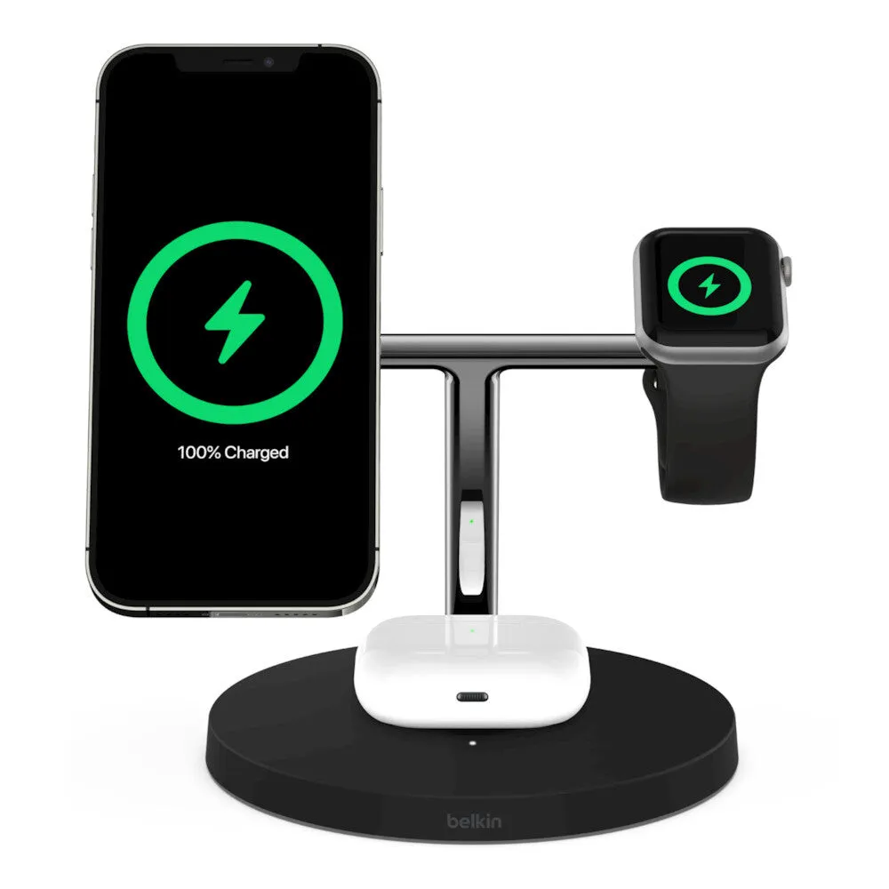 Belkin BOOST↑CHARGE PRO Headset, Smartphone, Smartwatch Black Wireless charging Indoor