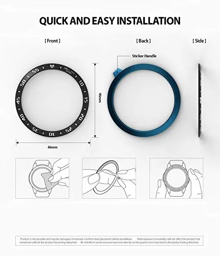 Bezel Styling for Galaxy Watch 46mm / Galaxy Gear S3 Frontier - GW-46-03