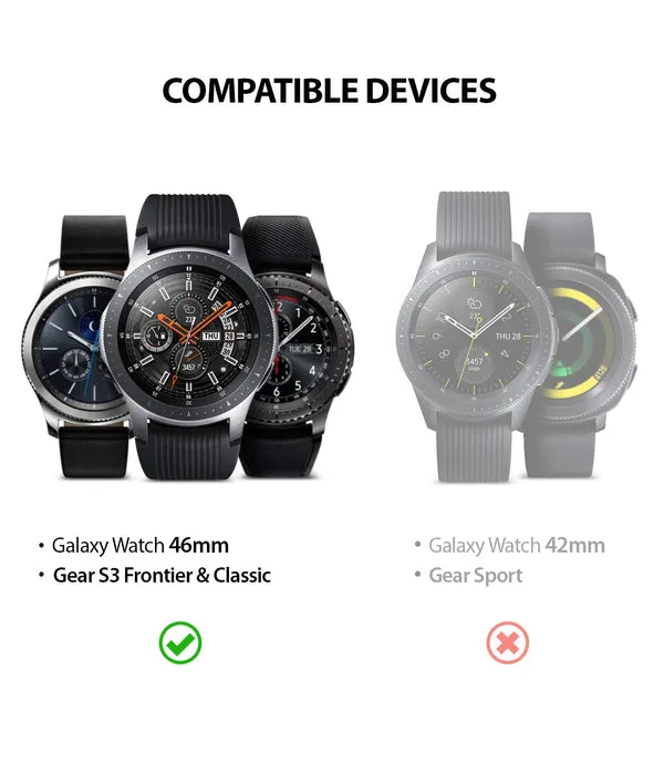 Bezel Styling for Galaxy Watch 46mm / Galaxy Gear S3 Frontier - GW-46-15 [Stainless Steel]