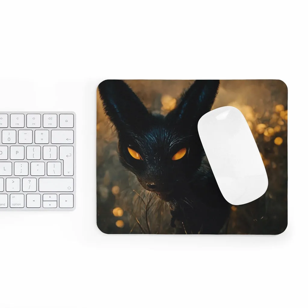 Black and Orange Kitty Mouse Pad (EU)