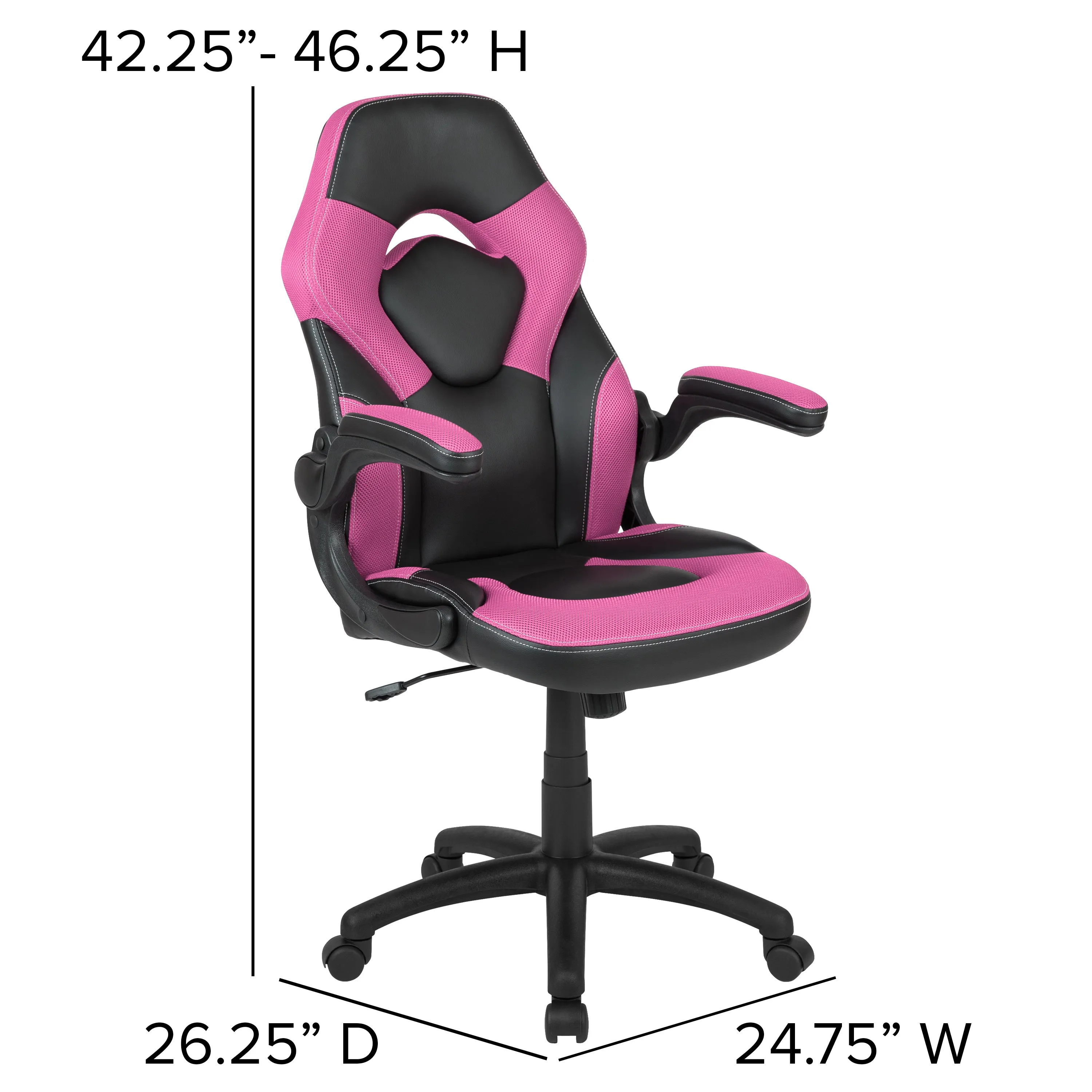 Black Gaming Desk & Chair Set BLN-X10D1904L-PK-GG