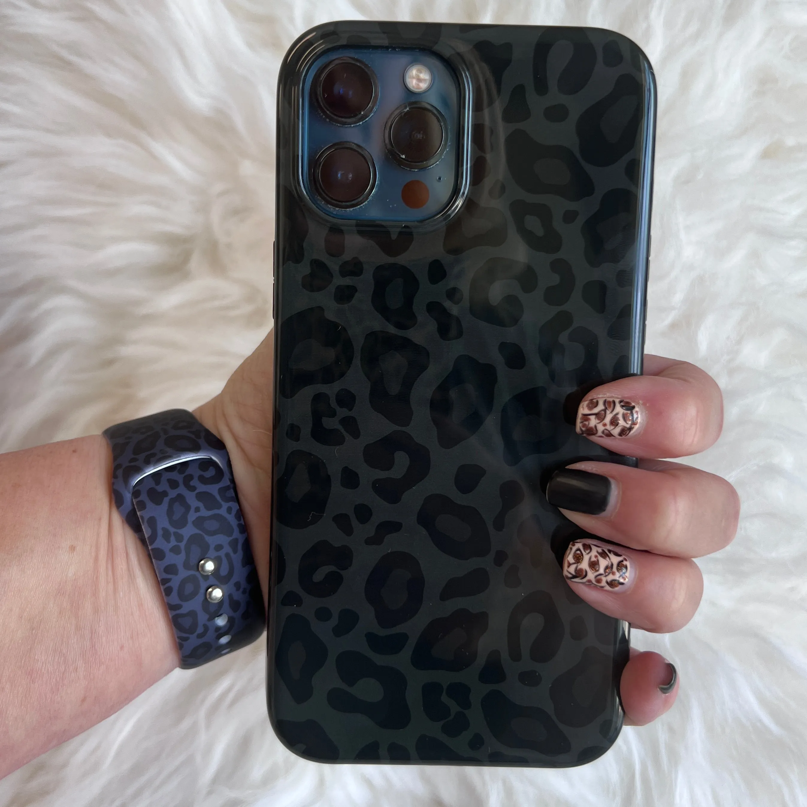 Black Leopard Case For iPhone