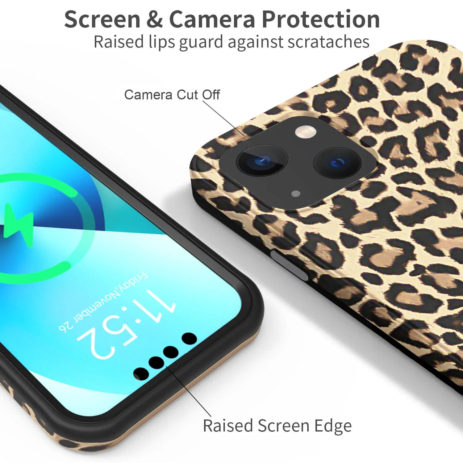 Black Leopard Case For iPhone