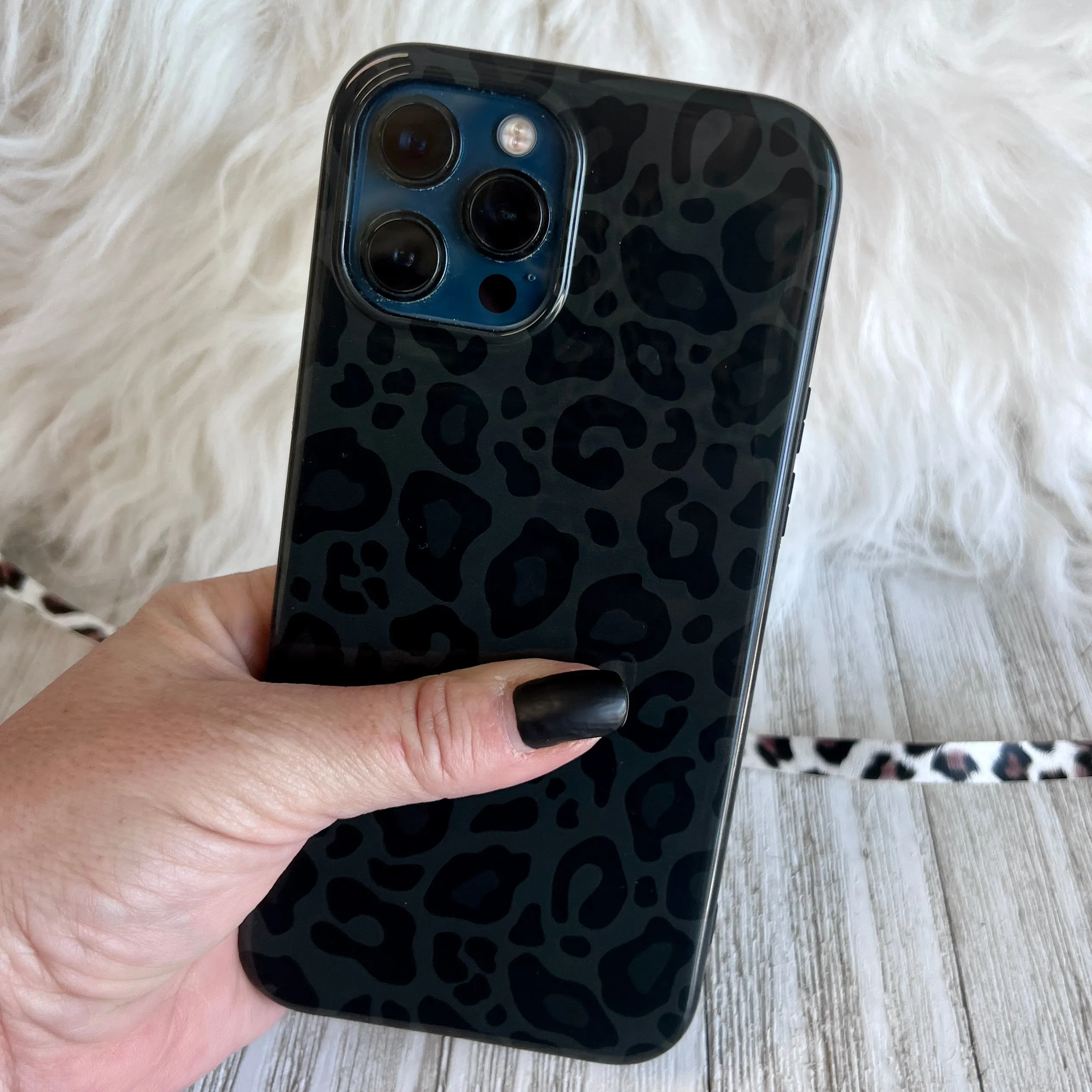 Black Leopard Case For iPhone