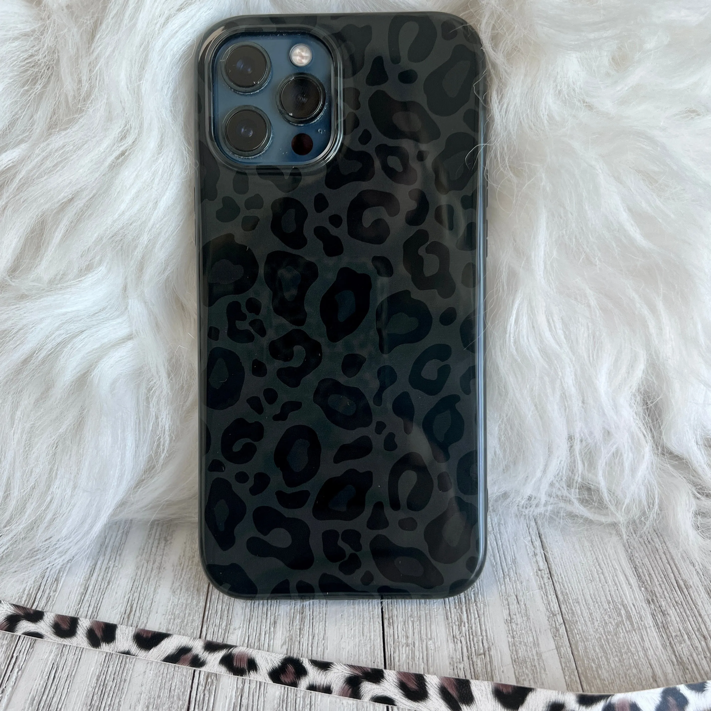 Black Leopard Case For iPhone