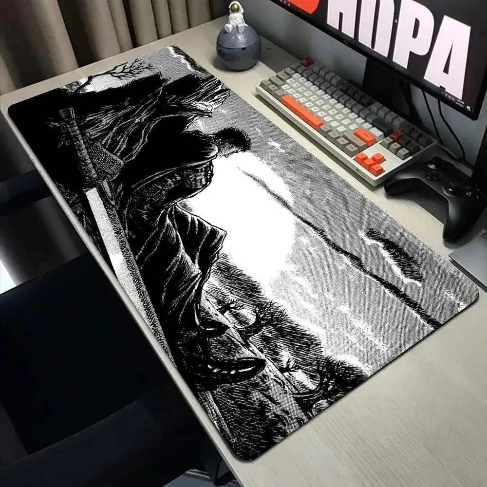 BLACK SWORDSMAN GAMING MOUSE PAD