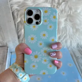 Blue Spring Daisies Phone Case For iPhone