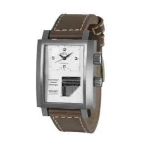 Boegli Men's Grand Festival Automatic Stainless Steel Brown Leather Watch M.731