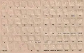 Braille KeyBoard Stickers