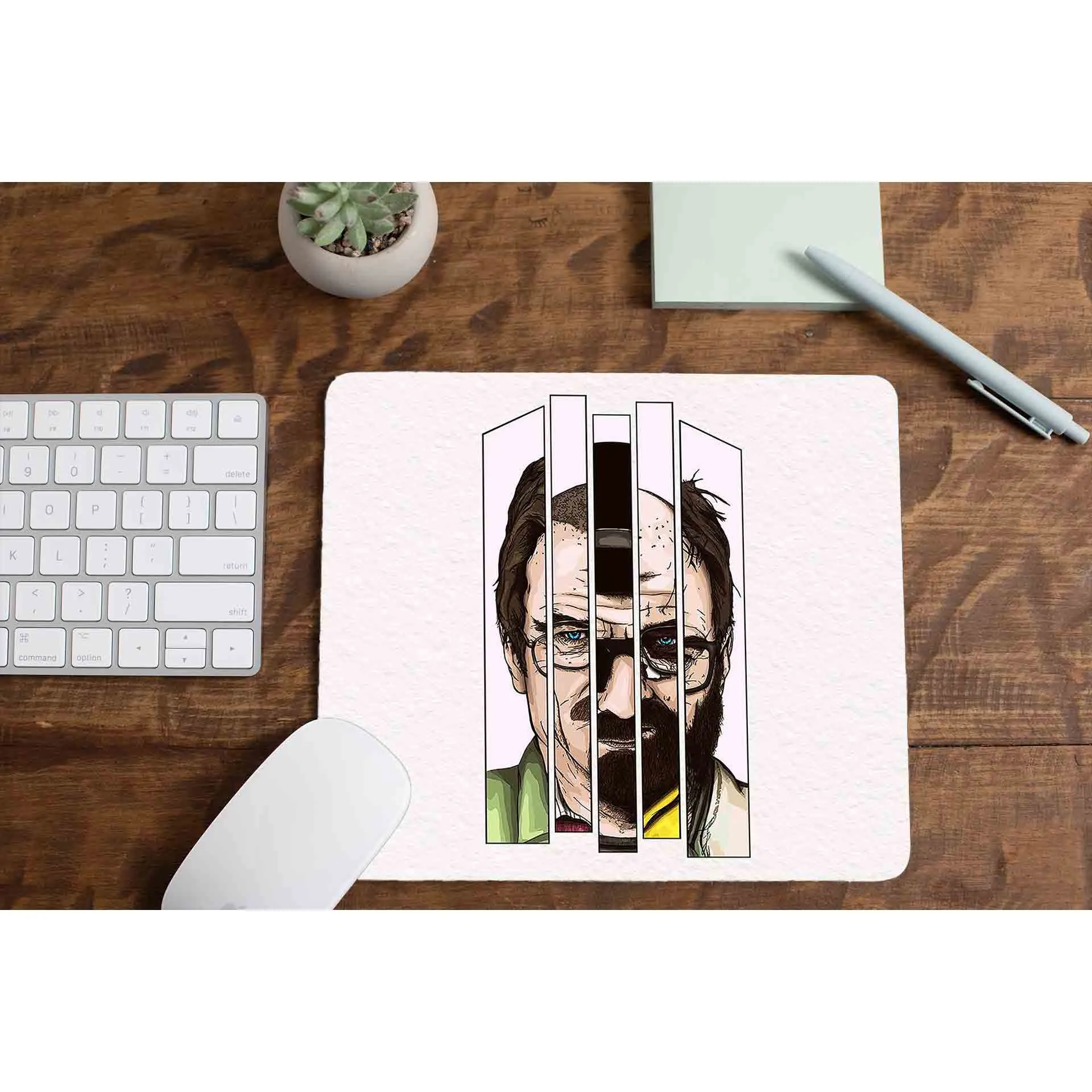 Breaking Bad Mousepad - Walter's Visages