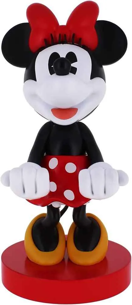 Cable Guys - Disney Minnie Mouse 8 Inch PVC Statue Deluxe Mobile Phone and Controller Holder/Charger