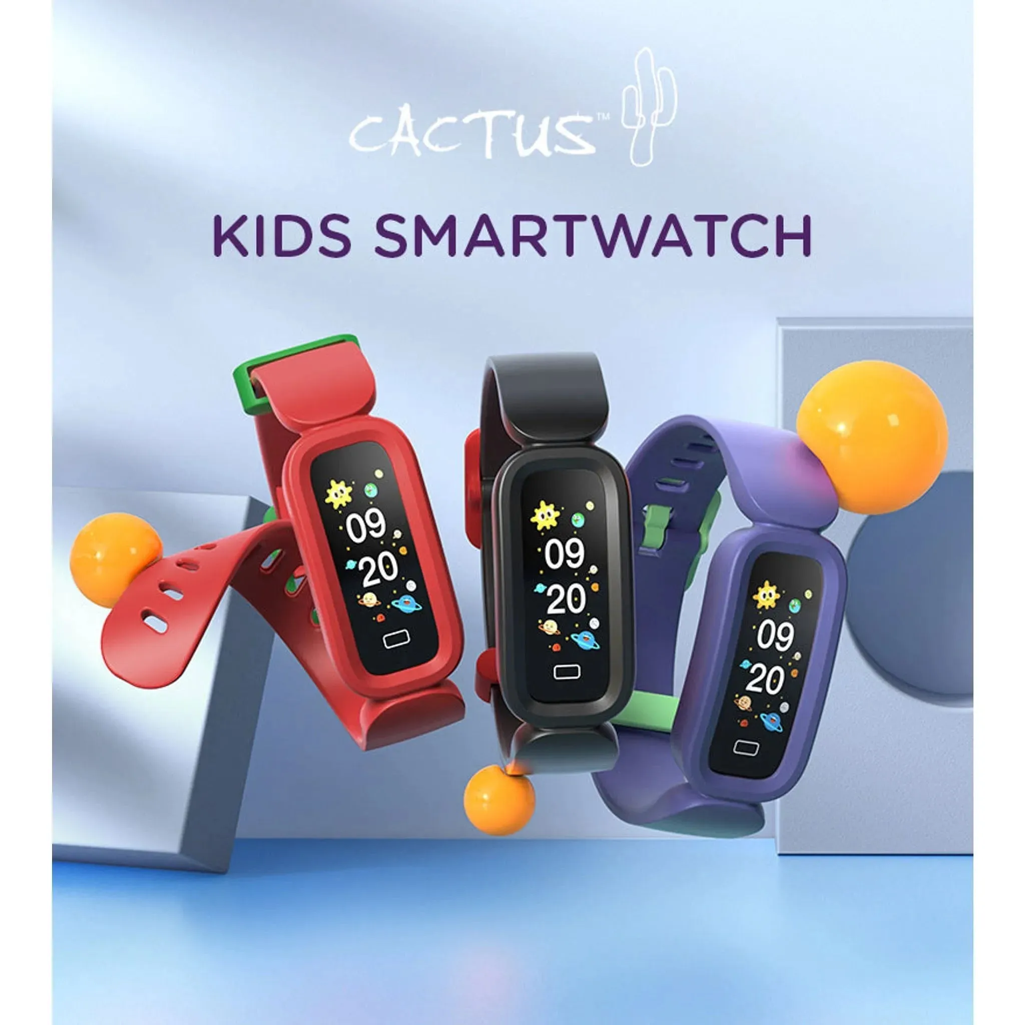 Cactus - Flash - Kids Fitness Activity Tracker - Red