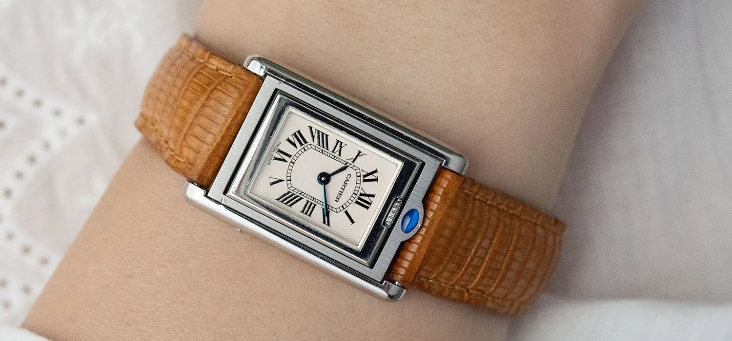 Cartier Tank Basculante Steel 2386