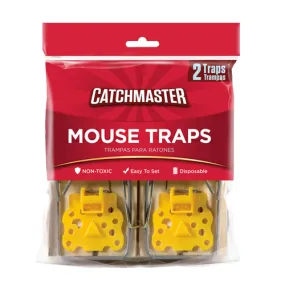 CatchMaster Mouse Traps Wood 2pk - 602RE-18