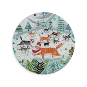 Cats On Ice Mouse Mat By Mary Stubberfield