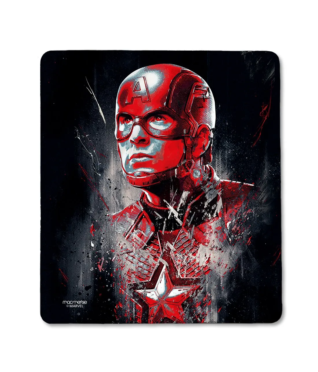 Charcoal Art Captain America - Mouse Pad by Macmerise