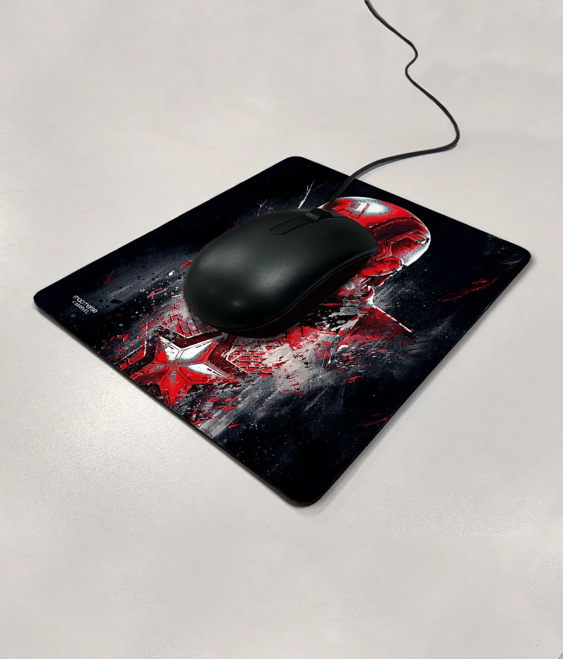 Charcoal Art Captain America - Mouse Pad by Macmerise