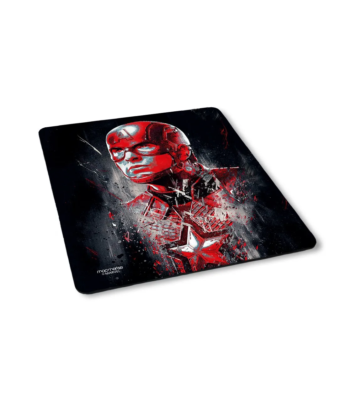 Charcoal Art Captain America - Mouse Pad by Macmerise