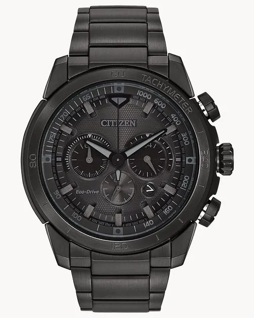 Citizen Ecosphere Black Stainless Steel Watch CA4184-81E