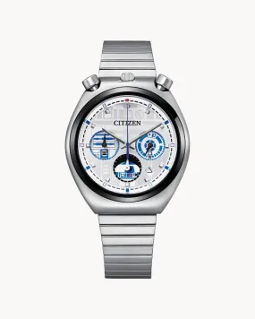 Citizen R2-D2 Silver-Tone Dial Bracelet Watch AN3666-51A