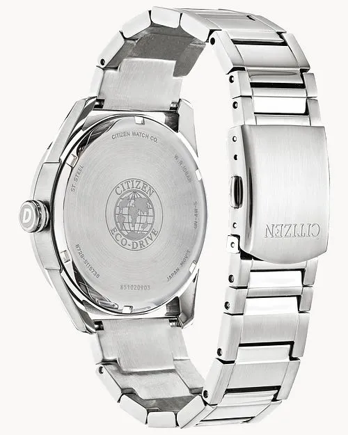 Citizen Weekender Eco-Drive Silver Stainless Steel Watch AW0080-57A