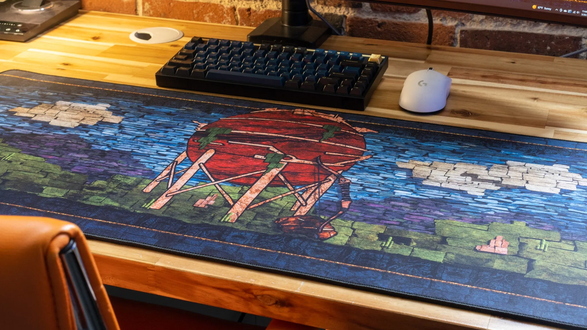 CoconutB "ANCIENT OOKS" Content Creator Collaboration Limited Edition Rust Gaming XL Mouse Pad