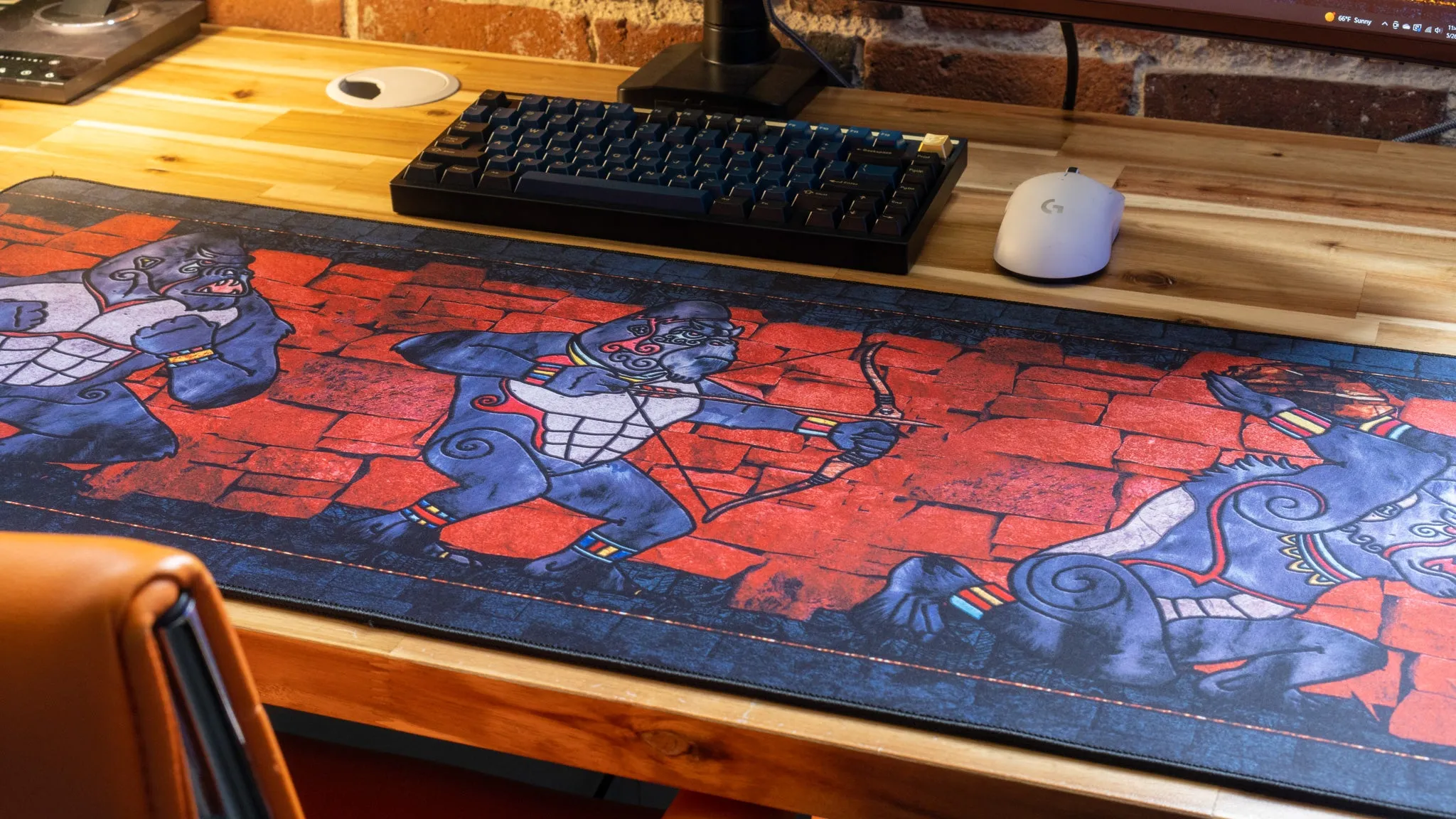 CoconutB "ANCIENT OOKS" Content Creator Collaboration Limited Edition Rust Gaming XL Mouse Pad