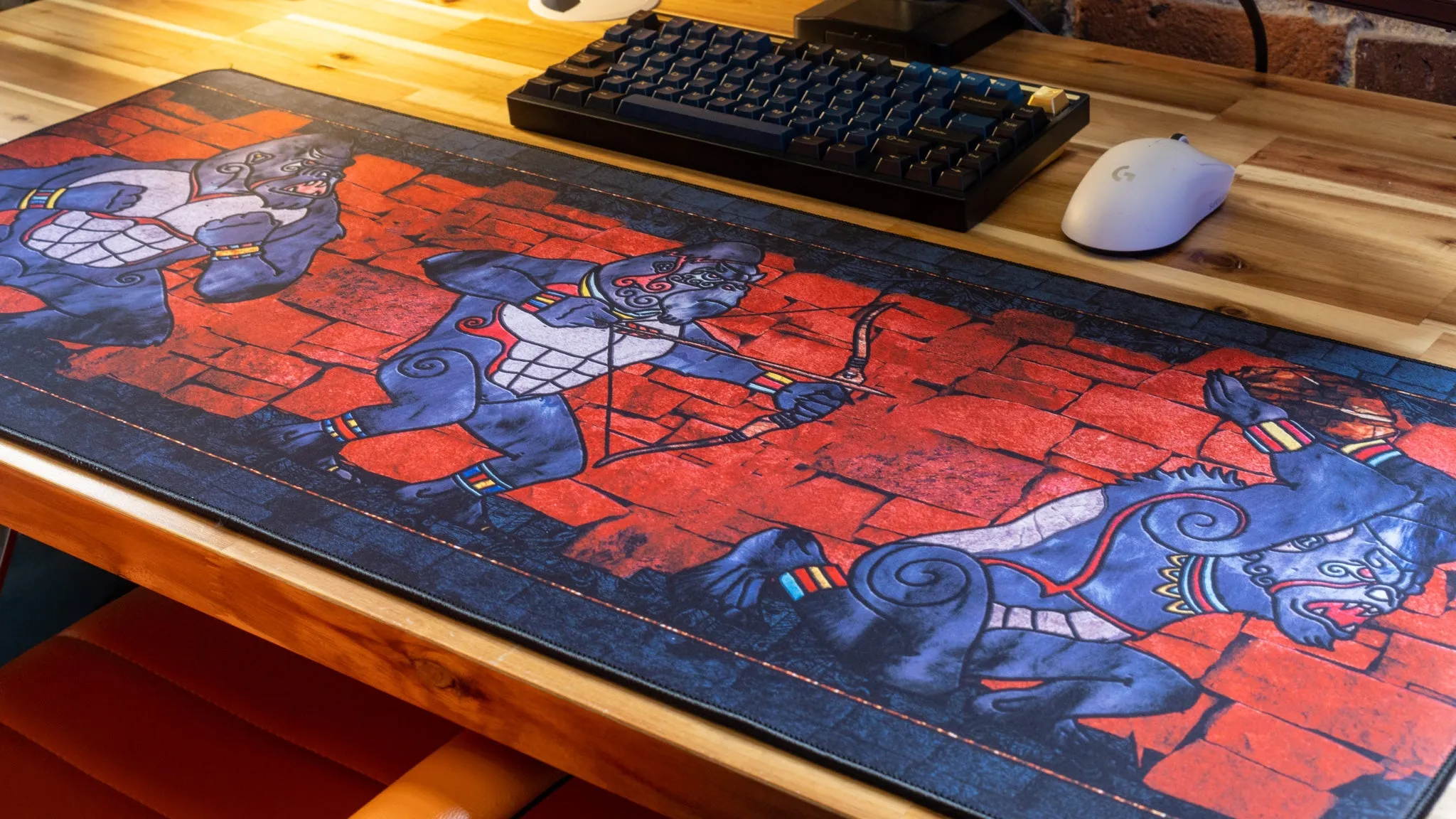 CoconutB "ANCIENT OOKS" Content Creator Collaboration Limited Edition Rust Gaming XL Mouse Pad