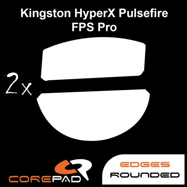 Corepad Skatez Mouse Feet for Kingston HyperX Pulsefire FPS / Pulsefire FPS Pro