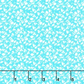 Country Mouse - Fresh Calico Aqua Yardage