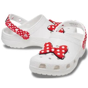 Crocs Kids - Youths Minnie Mouse Classic Clog K White  Red Sandals