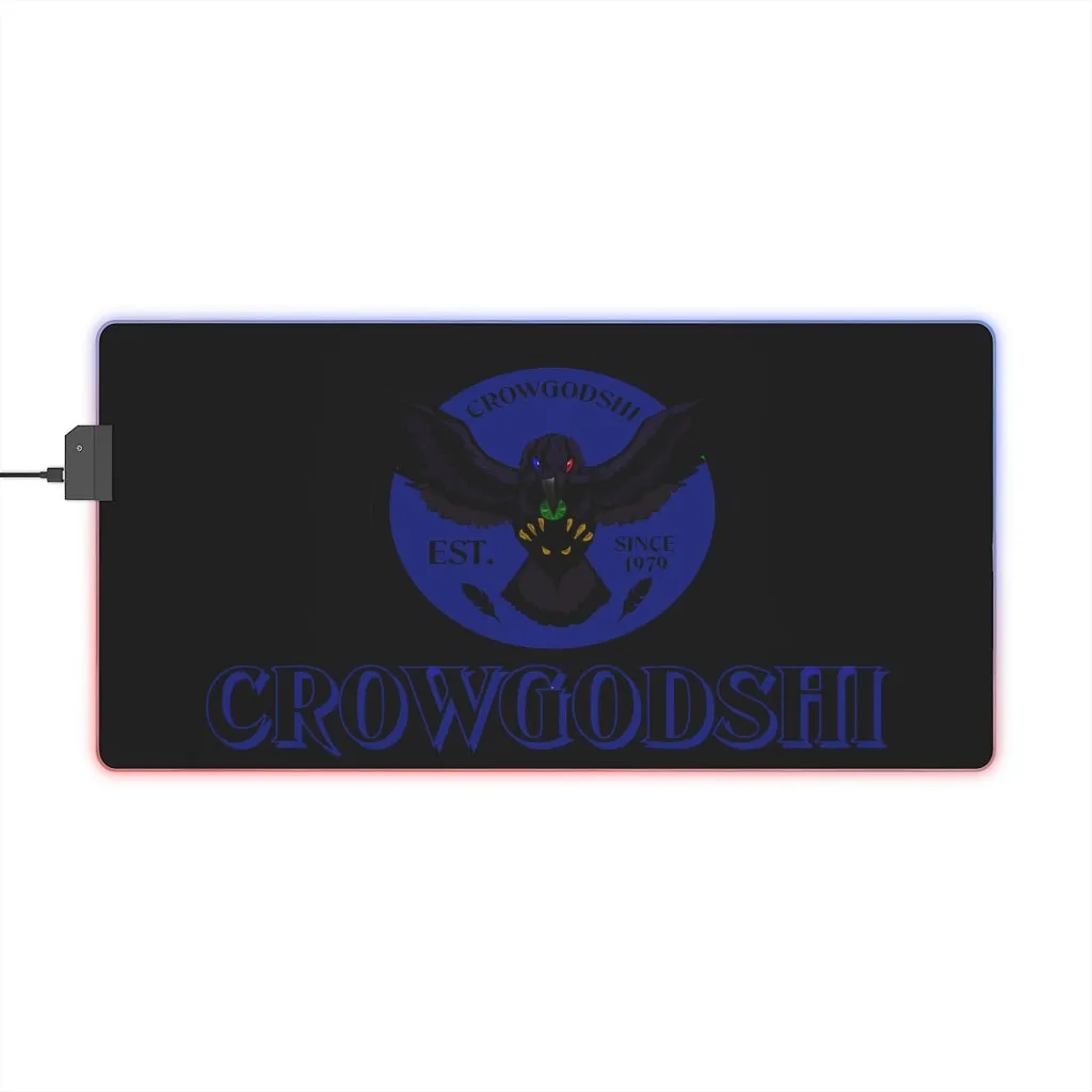 Crowgodshi LED Mouse Pad, DUKE BLUE