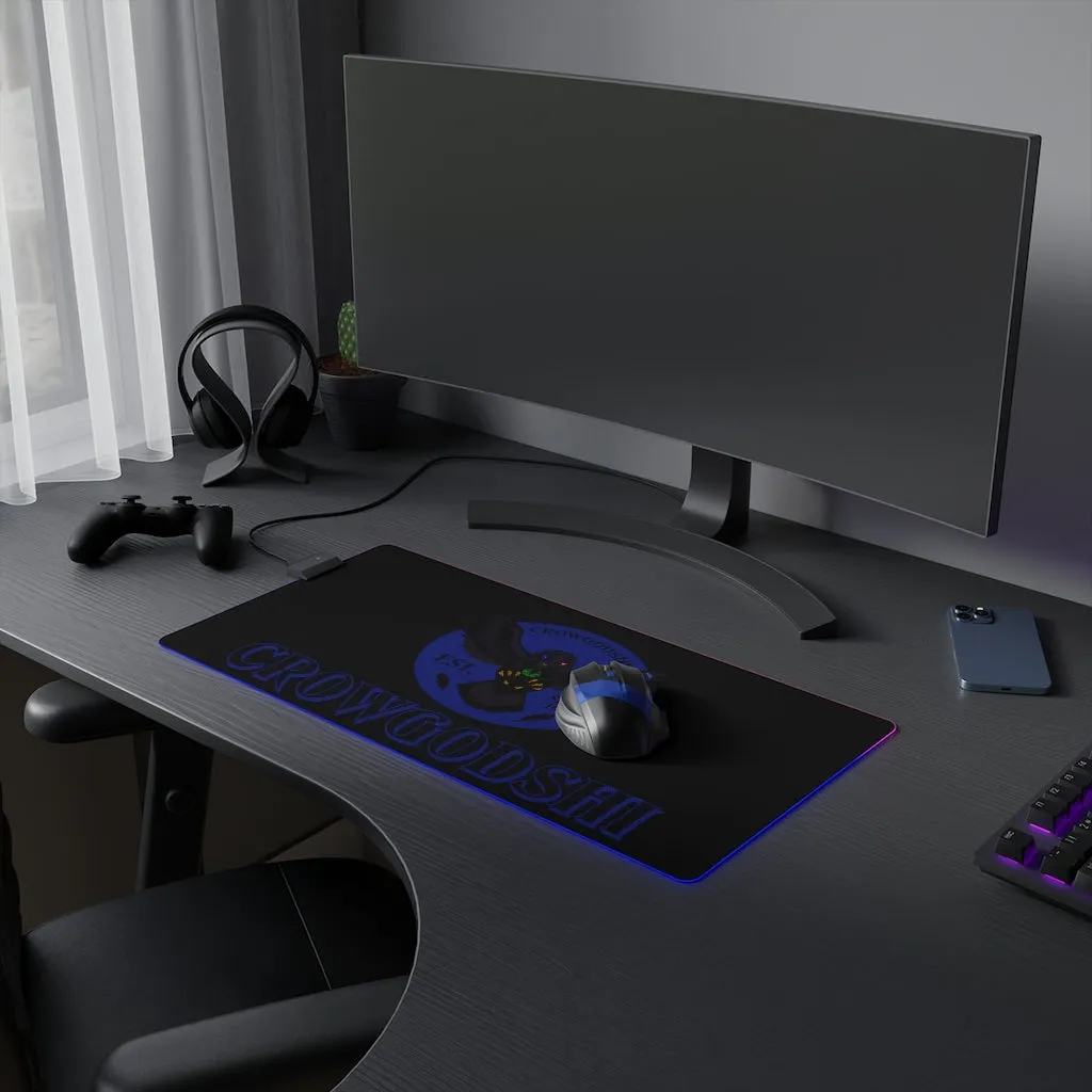 Crowgodshi LED Mouse Pad, DUKE BLUE