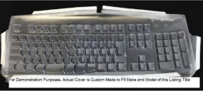 Custom Made Keyboard Cover for Dell XPS M140 Keyboard - 121G90