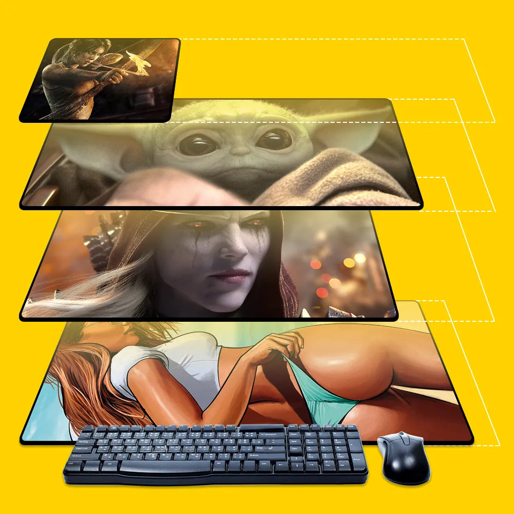 Custom Mouse Pads Gaming Mouse Pads Customize size Mousepad Pokémon Anime  Mouse Pad Best Mouse Mat