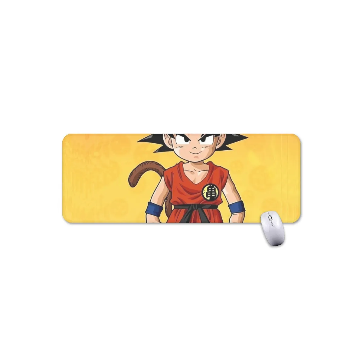 Cute Young Kid Goku Yellow Dragon Ball 3D Mouse Pad