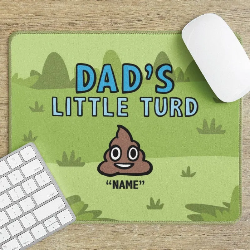 Dad's Little 💩's - Personalised Mouse Pad