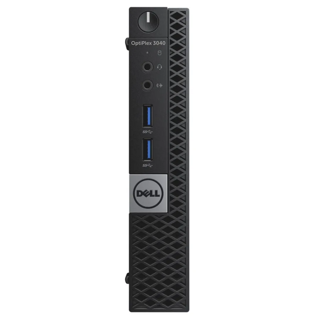 Dell OptiPlex 3040, Micro Desktop, Intel Core i7-6700T, 2.80GHz, 8GB RAM, 256GB SSD, Windows 10 Pro - Grade A Refurbished