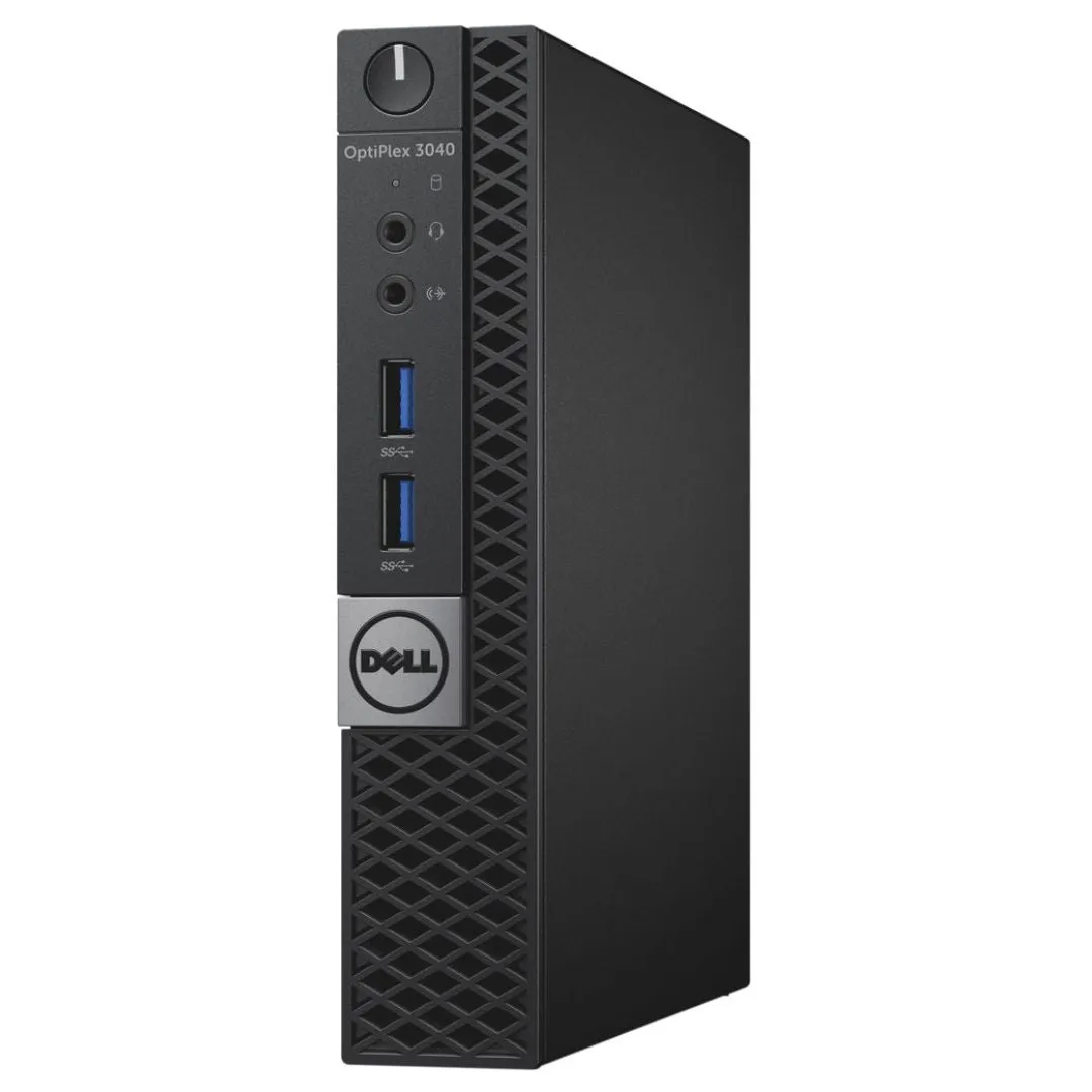 Dell OptiPlex 3040, Micro Desktop, Intel Core i7-6700T, 2.80GHz, 8GB RAM, 256GB SSD, Windows 10 Pro - Grade A Refurbished