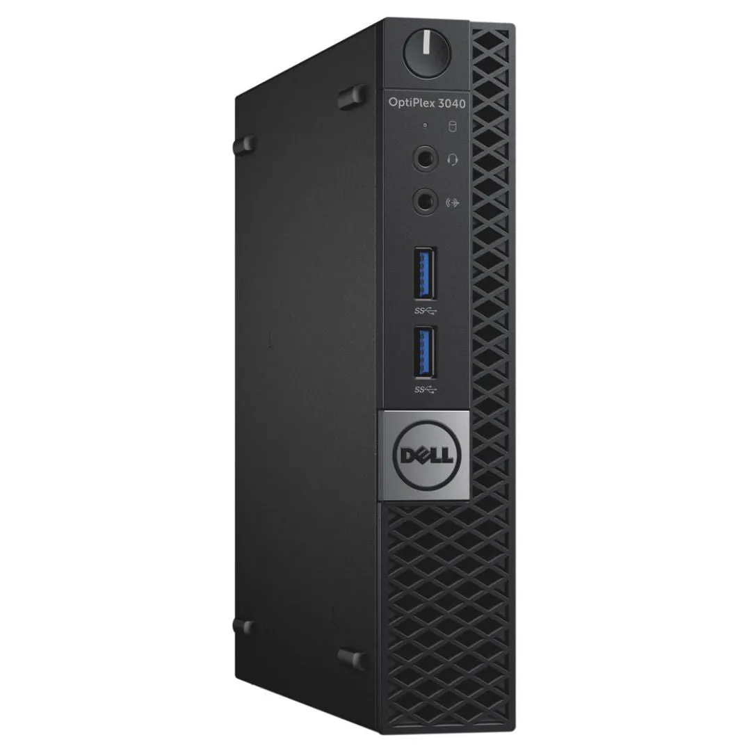 Dell OptiPlex 3040, Micro Desktop, Intel Core i7-6700T, 2.80GHz, 8GB RAM, 256GB SSD, Windows 10 Pro - Grade A Refurbished